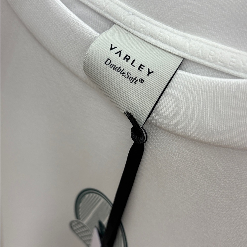 NWT Varley Women's Rasco Namesake White Forest Crew Neck Sweater - Picture 8 of 9
